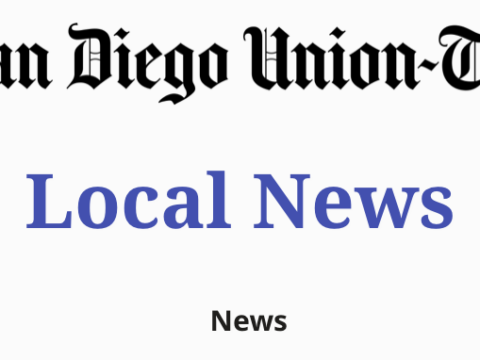 San Diego Union Tribune Local News Banner